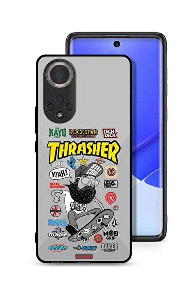 Tolwak غطاء حماية لهاتف Honor 50 بتصميم Thrasher Sticker