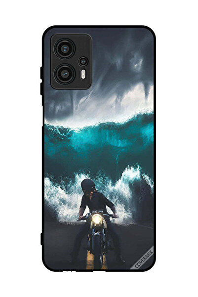 Covernex غطاء حماية لهاتف موتورولا موتو جي 13 - رسمة موجة الماء