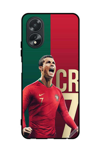 Covernex غطاء حماية لهاتف Oppo A38 - مجموعة فريق كريستيانو رونالدو البرتغال