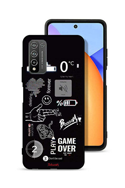 Tolwak Honor 10X Lite Protective Case Cover Game Over Pew Pew