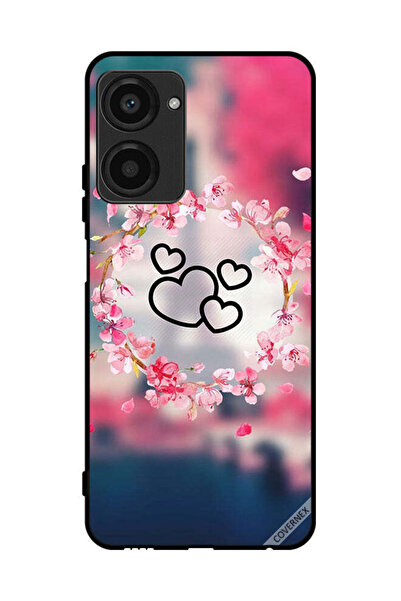 Covernex غطاء حماية لجهاز Realme 10 Pro مع مشبك فني على شكل قلوب