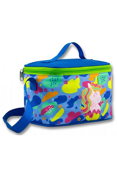 ÜMİT ÇANTA Ümit Çanta Thermos/Thermal Insulated Lunch Bag - 5037 - Ice Cream and Unicorn, Blue Green (Girl)