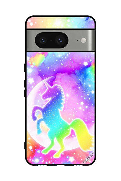 Covernex غطاء حماية لهاتف جوجل بيكسل 8 - وحيد القرن بألوان قوس قزح