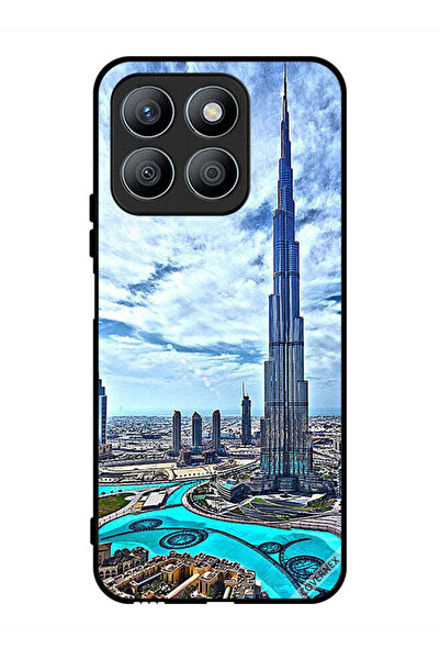 Covernex غطاء حماية لهاتف Honor X8b برج خليفة - غيوم مؤثرة