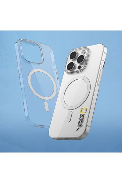NATIONAL GEOGRAPHIC Magsafe Crystal Slim Fit Case iPhone 16 Pro