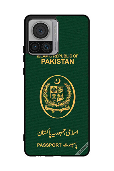 Covernex غطاء حماية لهاتف موتورولا موتو X30 برو بنمط جواز سفر باكستاني