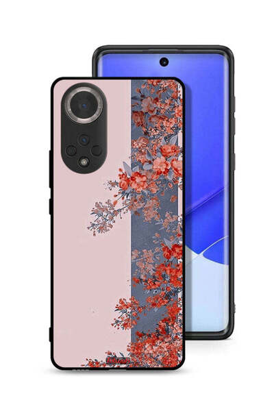 Tolwak غطاء حماية لهاتف Honor 50 برسومات أوراق الشجر والزهور