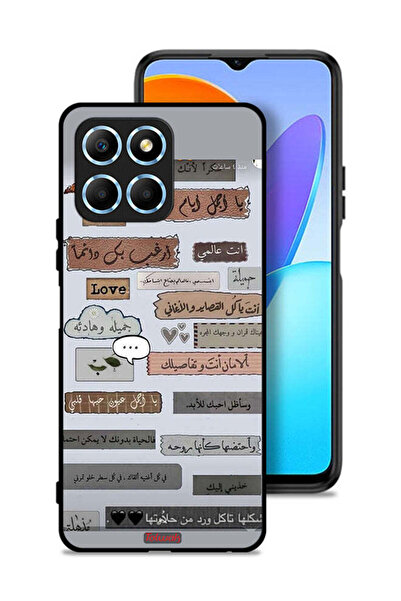 Tolwak غطاء حماية لهاتف Honor X8 5G بعبارات حب عربية
