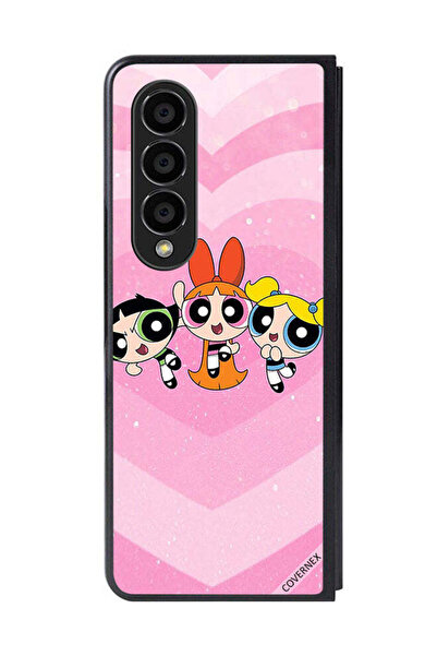 Covernex غطاء حماية لهاتف سامسونج جالاكسي زد فولد 4 - رسوم متحركة للفتيات الق...