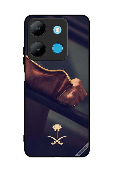 Covernex غطاء حماية لهاتف إنفينيكس سمارت 7 مع شعار المملكة العربية السعودية