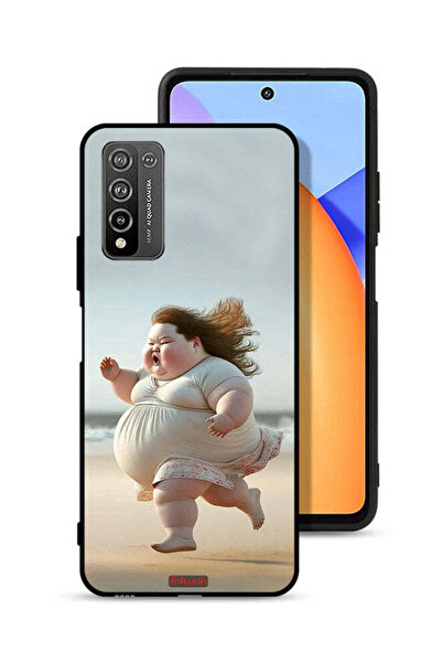 Tolwak Honor 10X Lite Protective Case Cover Fatty Baby Girl Running