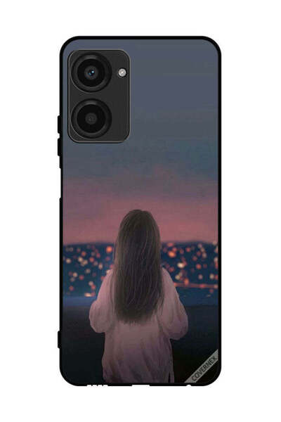 Covernex غطاء حماية لهاتف Realme 10 Pro - فتاة واقفة