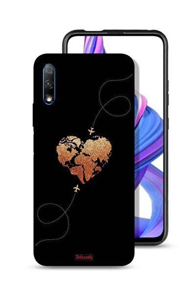 Tolwak غطاء حماية لهاتف Honor 9X (الصين) - طائرات تلامس القلب
