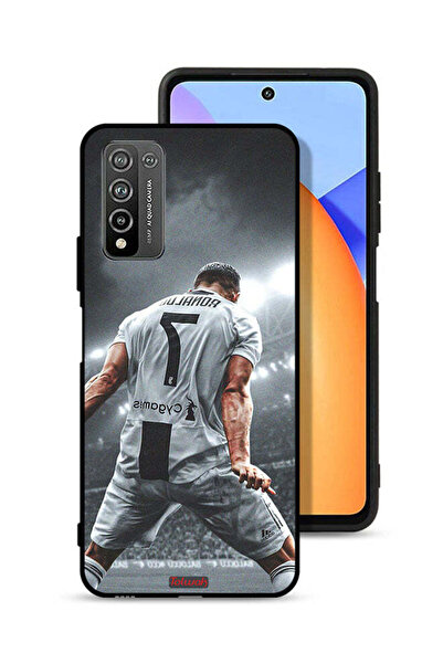 Tolwak غطاء حماية لهاتف Honor 10X Lite بطبعة احتفال كريستيانو رونالدو