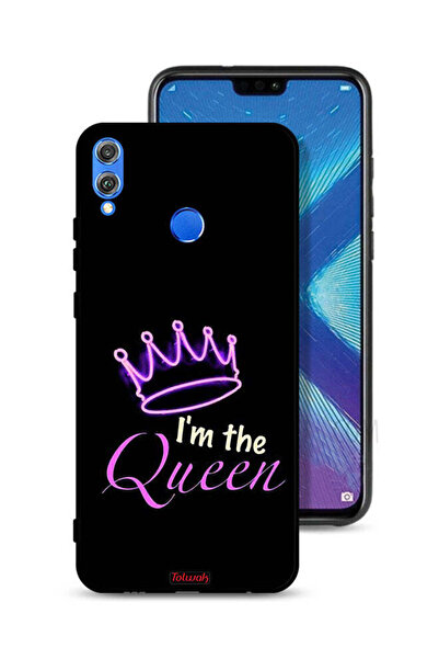 Tolwak غطاء حماية لهاتف Honor 8X أنا الملكة