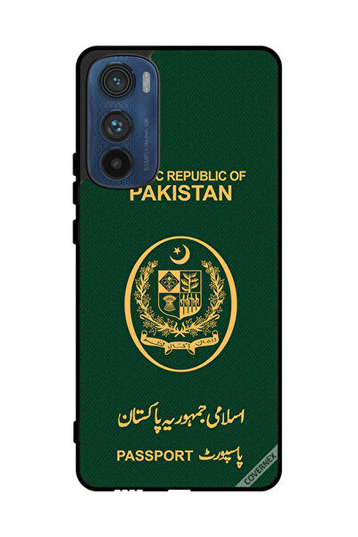 Covernex غطاء حماية لهاتف موتورولا إيدج 30 بنمط جواز سفر باكستاني