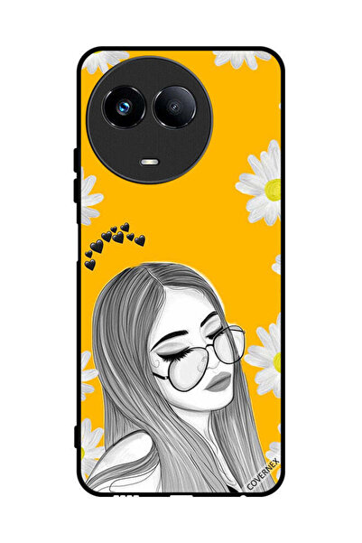 Covernex غطاء حماية لهاتف Realme 11 5G، نظارات، فن الفتاة