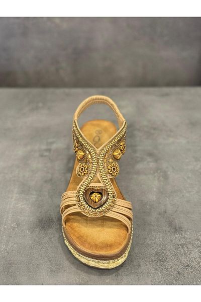Guja Sandals Comfort Sole Natural Stone Look