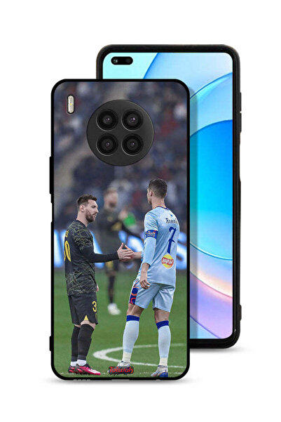 Tolwak غطاء حماية لهاتف Honor 50 Lite ميسي ورونالدو