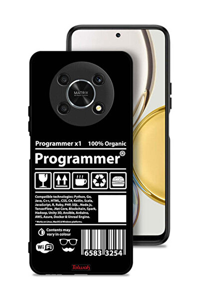 Tolwak Honor X9 5G Protective Case Cover Programmer Sticker