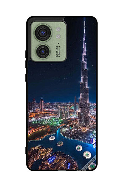 Covernex غطاء حماية لهاتف موتورولا إيدج 40 بإطلالة ليلية على وسط المدينة