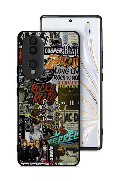 Tolwak Honor 70 Protective Case Cover Long Live Rock N Roll