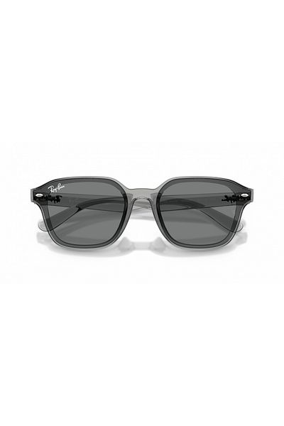 Ray-Ban Ray-Ban RB4458D Asian Fit 645087 – Unisex Glasses, Transparent Grey, Dark Brown Lenses, Size 65