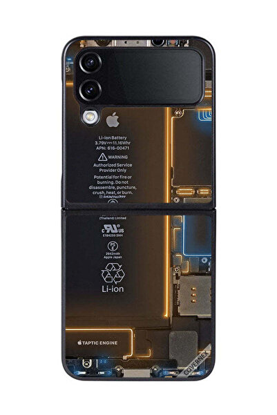 Covernex غطاء حماية لهاتف سامسونج جالاكسي زد فليب 4 بنمط داخلي خلفي