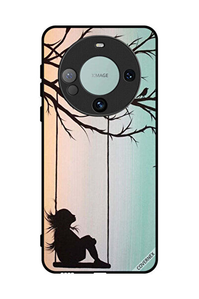Covernex غطاء حماية لهاتف هواوي ميت 60 - رسمة فتاة صغيرة حزينة