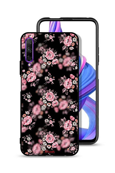 Tolwak غطاء حماية لهاتف Honor 9X Pro بنقشة زهور بورتريه