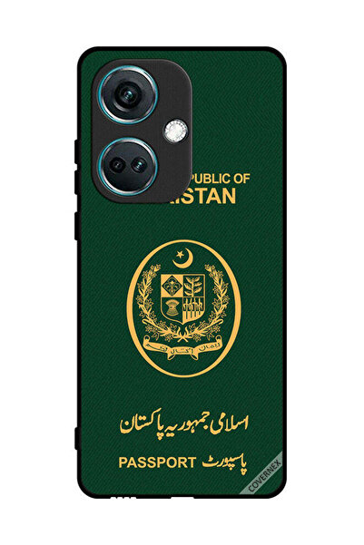 Covernex غطاء حماية لهاتف OnePlus Nord CE3 بنمط جواز سفر باكستاني