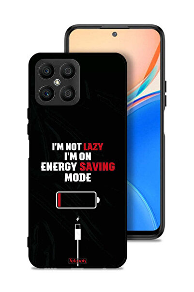 Tolwak غطاء حماية لهاتف Honor X8 4G - أنا لست كسولاً، أنا في وضع توفير الطاقة