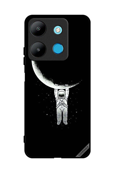 Covernex غطاء حماية لهاتف Infinix Smart 7 مطبوع عليه صورة رائد فضاء معلق على ...