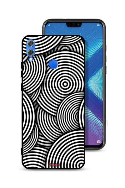 Tolwak غطاء حماية لهاتف Honor 8X بنمط دوائر وهمية