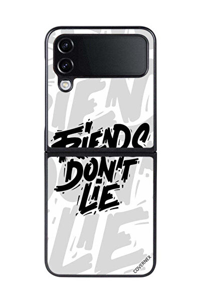 Covernex غطاء حماية لهاتف سامسونج جالاكسي زد فليب 4 - خط عربي - أصدقاء لا يكذبون