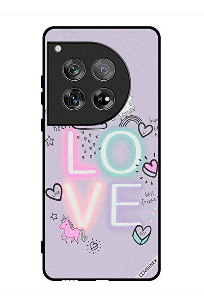 Covernex غطاء حماية لهاتف OnePlus 12 بتصميم قلب حلو ووحيد القرن