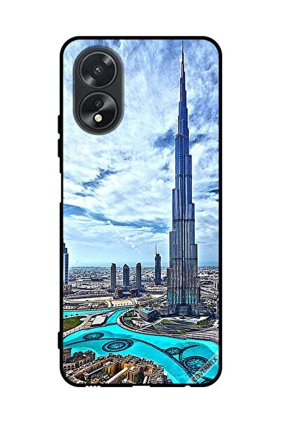 Covernex غطاء حماية لهاتف Oppo A38 برج خليفة - غيوم تلامس السحاب
