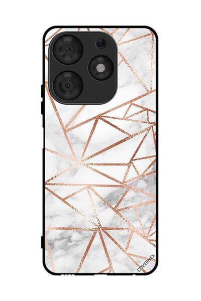 Covernex غطاء حماية لهاتف تكنو سبارك 10 برو بخلفية رخامية