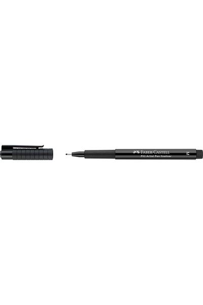Mena Rise Şirinshop Pitt Artist Pen, Line Thickness M, Color 199, Black 1108107