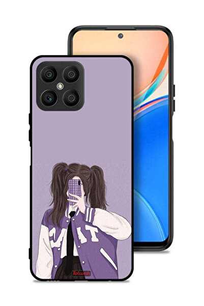 Tolwak غطاء حماية لهاتف Honor X8 4G لالتقاط صور سيلفي