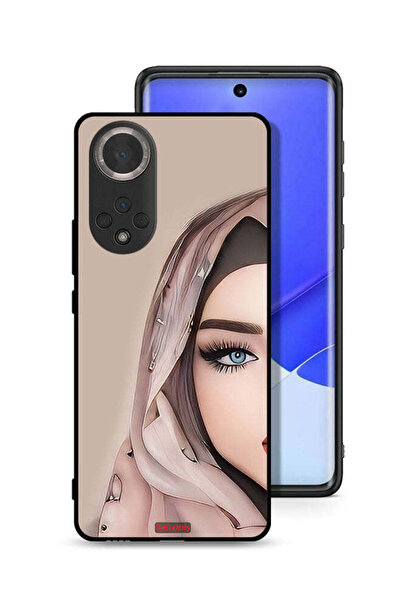 Tolwak غطاء حماية لهاتف Honor 50 بتصميم فتاة نصف وجه