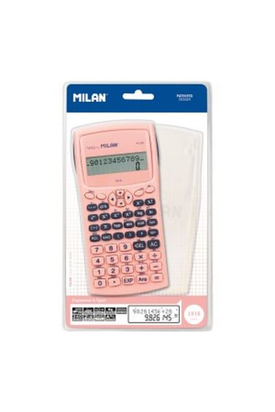 Milan Scientific Calculator 10 Digits, Model 1918, Pink