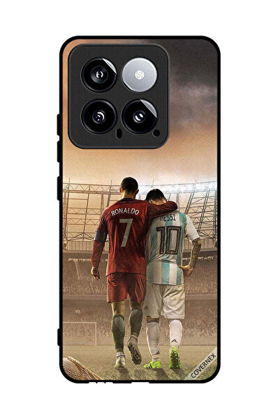 Covernex غطاء حماية لهاتف شاومي 14 ميسي وكريستيانو رونالدو
