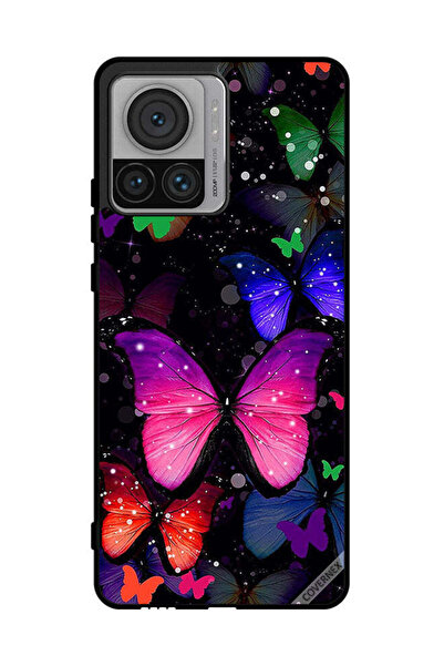 Covernex غطاء حماية لهاتف موتورولا موتو X30 برو - فراشات