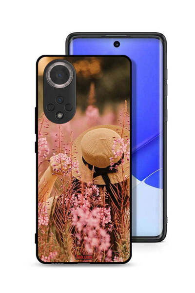 Tolwak غطاء حماية لهاتف Honor 50 بتصميم فتاة قبعة مزينة بالزهور