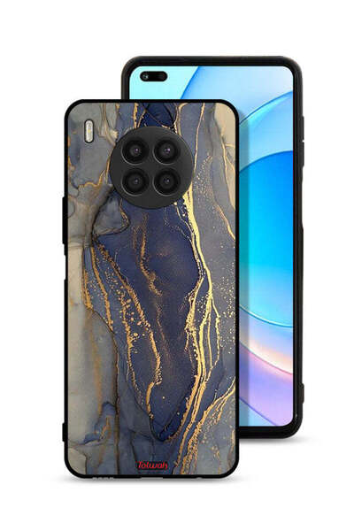 Tolwak غطاء حماية لهاتف Honor 50 Lite بنمط رخامي لامع