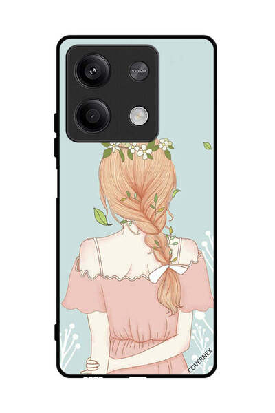 Covernex غطاء حماية لهاتف شاومي ريدمي نوت 13 بفتاة واقفة بمظهر لطيف