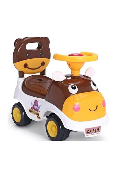 rexa Cow Cartoon Ride On Car With Backrest