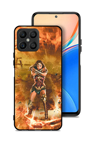 Tolwak غطاء حماية لهاتف Honor X8 4G بتصميم Wonder Women