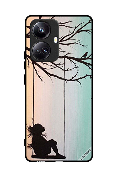 Covernex غطاء حماية لهاتف Realme 10 Pro Plus برسم فتاة صغيرة حزينة